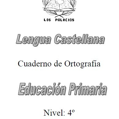 Ortografia 4 primaria