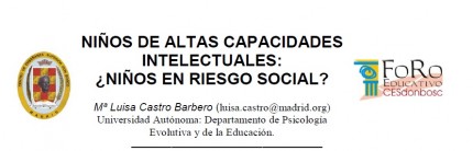 alta capacidad maria luisa castro