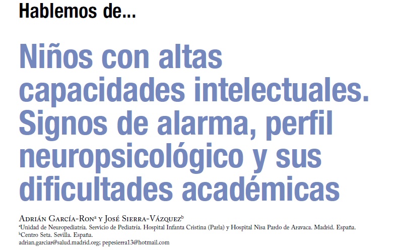 perfil neuropsicologico y dificultades academicas