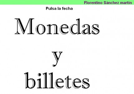 Monedas y billetes