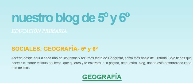GEOGRAFIA 5 Y 6