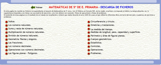 matematicas 5 fichas