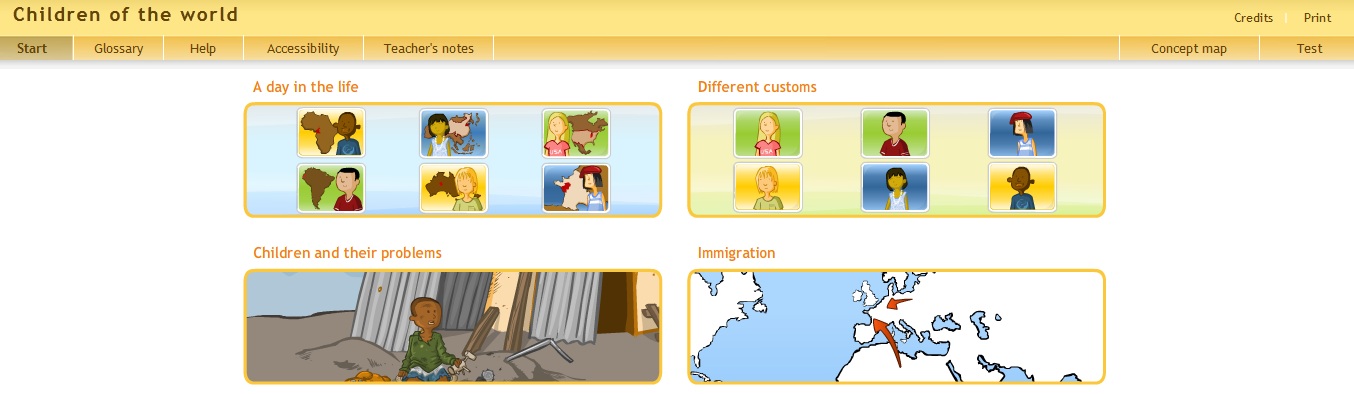 children on the world