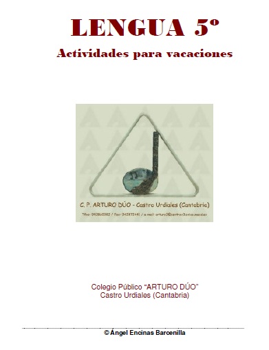 cuaderno verano lengua 5