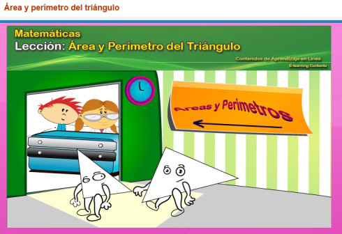 perimetros y areas triangulo