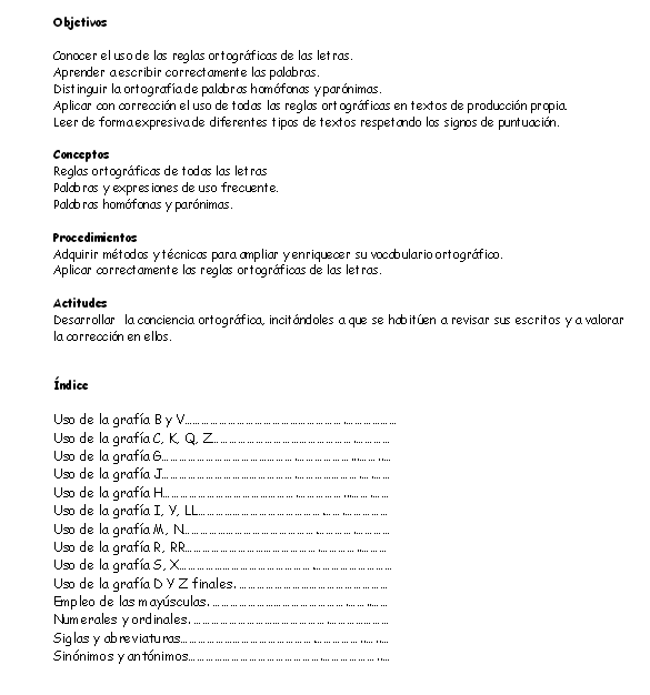 cuaderno de ortografia