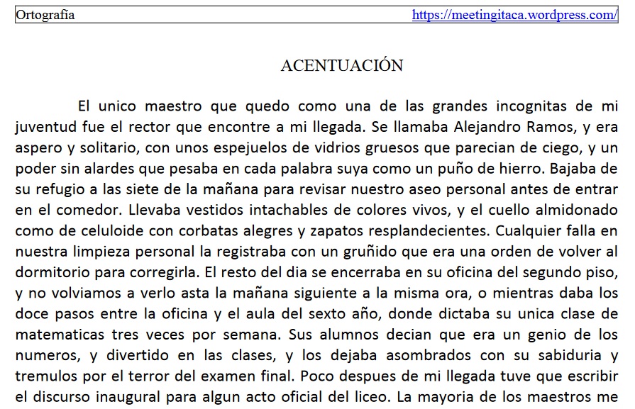 garcia marquez ortografia